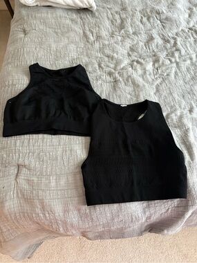 2 Black Sports Bra